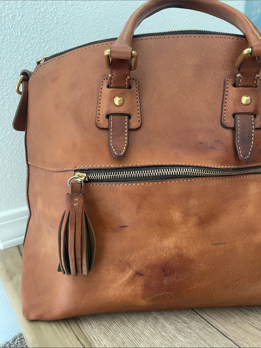 Dooney and Bourke Clayton Florentine Tote - Picture 4 of 14